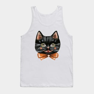 Black cat Tank Top